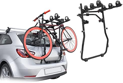 OMAC 3 מתלה אופניים עבור פולקסווגן טוארג II 7P 2014-2018 שחור | מטען רכב הרכבה על אופניים מנשא